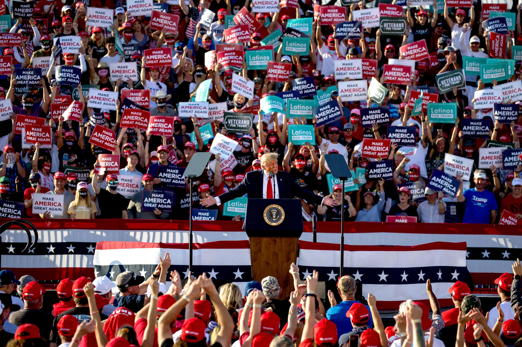 President Trump in Tucson